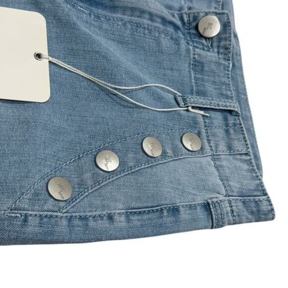 NEW 1822 Denim High Rise Short Exposed Pocket Buttons Coastal Comfort 6/28 - Picture 6 of 11